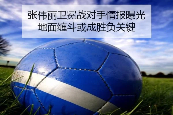 张伟丽卫冕战对手情报曝光 地面缠斗或成胜负关键